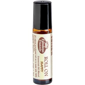 Fabulous Frannie Happy Essential Oil Blend Roll-On Pre-diluted Made with 100% Pure Essential Oil Blend of Bergamot, Grapefruit, Ylang Ylang and Coconut Carrier Oil 10ml (Pack of 1)