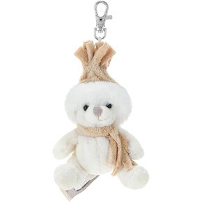 Dilly dudu Teddy bear Stuffed Animal Plush keychain 4-Inch