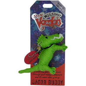 Watchover Voodoo 3-Inch Gator Buddy Keychain - Handcrafted Gift to Bring Good Luck and Positivity Everywhere You Go