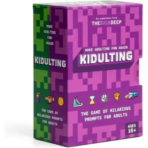 The Skin Deep Kidulting Fun Couples Card Game - Prompts to Create Funny Moments Between Couples & Friends - Inject Fun & Spontaneity Into Daily Interactions - Unique Couples Gift & Date Night Idea