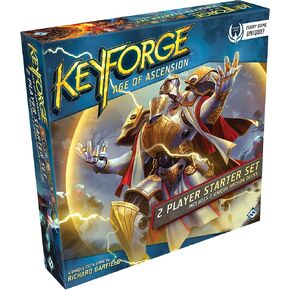 مجموعة KeyForge Age of Ascension للاعبين المبتدئين | لعبة بطاقة سريعة الخطى | لعبة استراتيجية للكبار والمراهقين | الأعمار 14+ | 2 لاعبين | متوسط ​​وقت اللعب 45 دقيقة | من إنتاج شركة Fantasy Flight Games