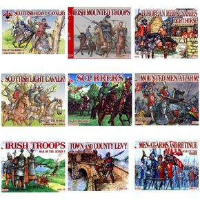 Bundle lot of Red Box War of The Roses Full Series 10 Kits 1/72 Scale 72040+72041+72044+72045+72046+72047+72054+72055+72056+72108