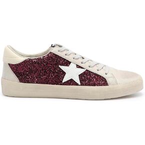 Mi.iM Sofia Rubber Sole Lace-up Low Top Star Sneakers