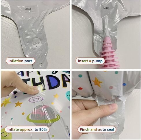 32 قطعة من بالونات رقائق الألومنيوم لحفلات عيد الميلاد السعيد - بالون مايلر العائم من الهيليوم مقاس 45.72 سم لمستلزمات زينة حفلات أعياد الميلاد، 8 أنماط (مجموعة 05) in Kuwait