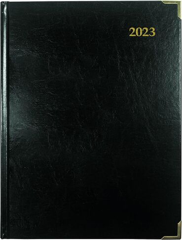 Brownline® 2025 Executive Daily Planner, Appointment Book, 12 Months, January to December, Sewn Binding, 10.75" x 7.75", Black, Trilingual (CBE514-25) in Saudi Arabia