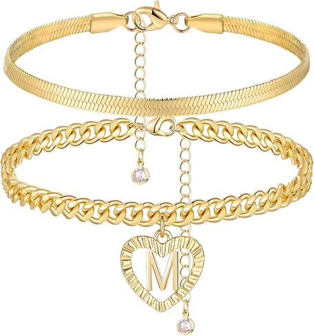 abdot الذهب أساور الكاحل الأولي للنساء الخلخال مطلية بالذهب 14 كيلو للنساء للماء تكويم ثعبان الكوبي سلاسل المرأة الخلخال القلب الخلخال الأولي للنساء الفتيات في سن المراهقة in Kuwait