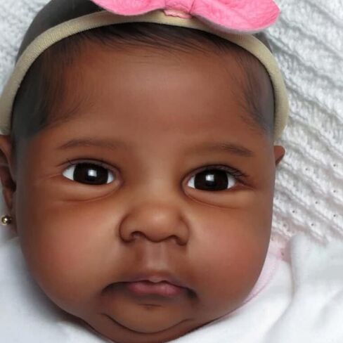 Angelbaby Realistic Reborn Baby Doll Look Real 18inch Newborn Silicone Baby Girl Dolls Soft Weighted Lifelike Cute Bebes Reborn Infant Rebirth Doll Sets for Toddler GiftsV in Saudi Arabia
