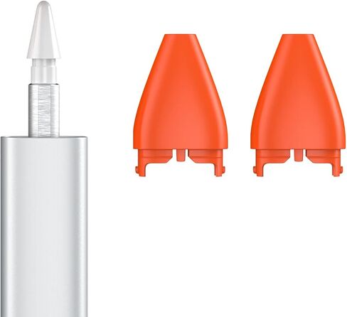 مجموعة أغطية أقلام رصاص مكونة من قطعتين متوافقة مع قلم التلوين الرقمي من لوجيتك، ملحقات بديلة غطاء سن القلم الرصاص (غطاء سن القلم) in Kuwait