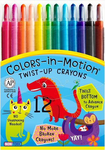 Twist-Up Crayons - 12 Count Color Set in Saudi Arabia