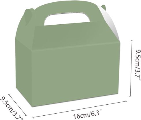Partystadl 12 Pack Party Favor Boxes, Eco-Friendly Kraft Paper Candy Boxes with Handles, Sturdy Favor Boxes for Birthday, Holiday Events, and Snacks (Pink) in Saudi Arabia