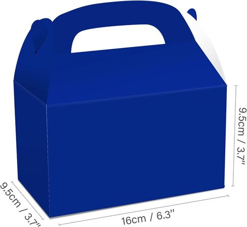 Partystadl 12 Pack Party Favor Boxes, Eco-Friendly Kraft Paper Candy Boxes with Handles, Sturdy Favor Boxes for Birthday, Holiday Events, and Snacks (Pink) in Saudi Arabia