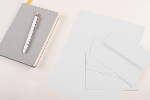 Crane's Lettra 100% Cotton Paper 600gsm/220lb, 100 Qty, 5x7 (A7), Pearl White in Saudi Arabia
