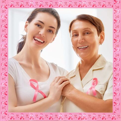 99Ft Breast Cancer Awareness Bulletin Board Borders Pink Ribbon Patterned Bulletin Border Trim for Women Girls for Classroom Wall Office Window for Breast Cancer Month Decor in Saudi Arabia