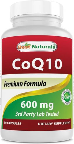Best Naturals Best Naturals Coq10 Coenzyme Q10 200 Mg Capsule, 120Count in Saudi Arabia