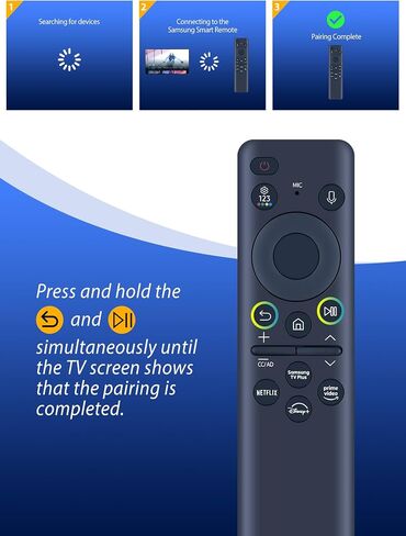 BN59-01391A Solar Voice Replacement Remote for Samsung Frame TV Remote with Bluetooth Rechargeable Solar Cell, Compatible with Samsung 2021-2023 Neo LED Smart 4K Ultra HD TV, 4 Shortcut Buttons, White in Saudi Arabia