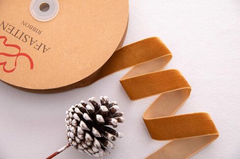 Red Velvet Ribbon, Velvet Ribbon 1 inch'' 25 Yards，Velvet Ribbon for Christmas Tree Velvet Christmas Ribbon for Gift Wrapping Tree Ornaments Wreath Decoration Bouquet Hair Bow Clip DIY Craft Gift in Saudi Arabia