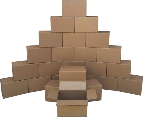 Corrugated Mail and Shipping packaging boxes - 25 pack (12 x 9 x 6 inch / 25 pack) in Saudi Arabia