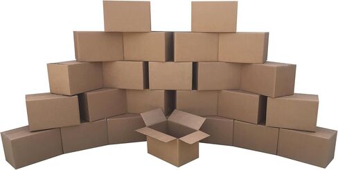Corrugated Mail and Shipping packaging boxes - 25 pack (12 x 9 x 6 inch / 25 pack) in Saudi Arabia