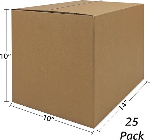 Corrugated Mail and Shipping packaging boxes - 25 pack (12 x 9 x 6 inch / 25 pack) in Saudi Arabia