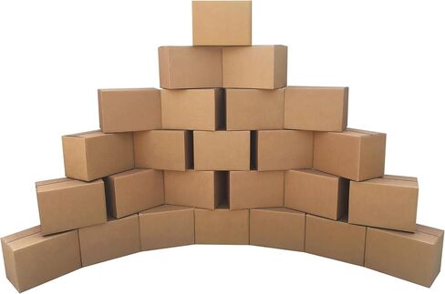 Corrugated Mail and Shipping packaging boxes - 25 pack (12 x 9 x 6 inch / 25 pack) in Saudi Arabia