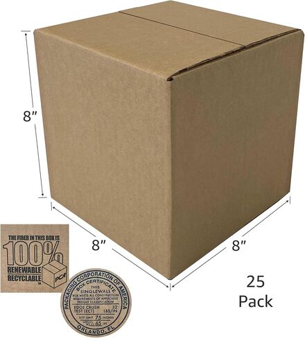 Corrugated Mail and Shipping packaging boxes - 25 pack (12 x 9 x 6 inch / 25 pack) in Saudi Arabia