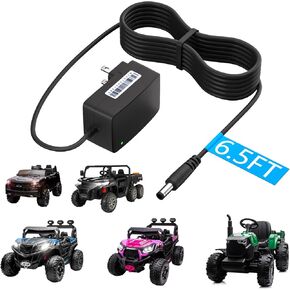 24V Charger for Kids Ride On Car Toys Battery Charger, for Ride on Car SUV Car Ride-Ons Kid Trax Dynacraft Toy Car Jeep ATV Quad Disney Electric 24 Volt Power Adapter