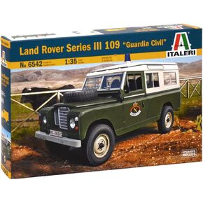 Italeri 6542S 1/35 Land Rover 109 Guardia Civil, Green,Orange,Silver,White