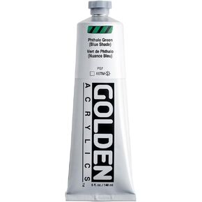 Golden Heavy Body Acrylic - Phthalo Green Blue Shade - 5 oz Tube