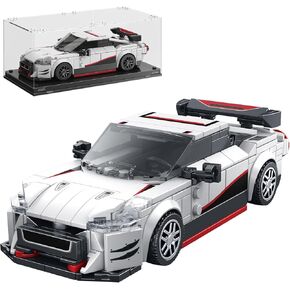 TYCOLE Super Sports Car Building Block Set with Display Case,Speed Race Car Building Kits Construction Toy,Collectible Car Model,Christmas Birthday Gift for Adults and Kids 6 and up(317+pcs)