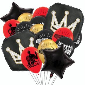 Wrestling Balloons Wrestling Birthday Party Decorations Wrestling Party Supplies Boxing Theme Party Decorations-19pcs