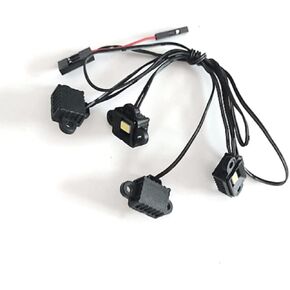 Palumma Chassis Lights for Traxxas, RC Wheel Arch Lights Lighting System Kit for Traxxas TRX6 Ultimate RC Hauler