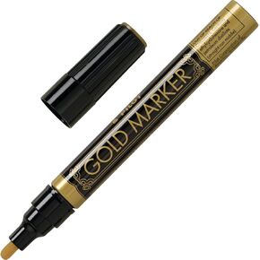Pilot Gold Metallic Permanent Paint Markers, Medium Point, 5-PACK(41700)