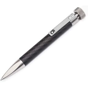 قلم كتابة أعمال مكتبي قابل للسحب مقاس 5 بوصات مع فيدجيت سبينر، قلم حبر جاف EDC، أسطوانة من ألياف الكربون، حبر حبر جاف قابل لإعادة الملء، مشبك آلي باستخدام الحاسب الآلي in Kuwait