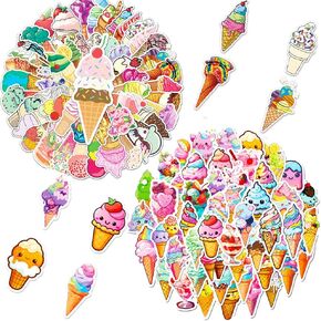 100Pcs Holographic Christmas Stickers,Funny Kawaii Glitter Sticker Pack,Waterproof Vinyl Stickers Include Santa Claus,Christmas Tree,Elk,Bells,Etc Christmas Best Gifts for Kids and Teens
