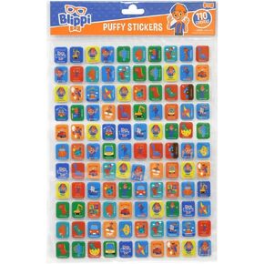 Blippi Puffy Sticker Sheet Book with 110 Stickers for Kids