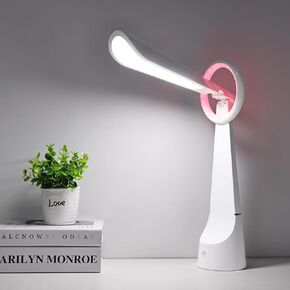 Upgraded LED Desk Lamp with 7 Colours Change, Eye-Caring Table Lamp with USB Charging Port Suitable for Table Bedroom Bedside Office Study,8W (Black)