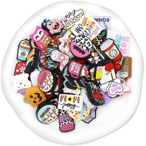 50Pcs Silicone Focal Beads, Silicone Beads for Pens, Silicone Beads for Keychain Making, Silicone Beads Bulk，Necklace Bracelet Lanyard Making