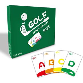 The Scrabble Board Nine Golf Game - Interactive Word Family Game for Ages 8+ (2-4 Players), Easy to Learn and Strategy, Suitable for Golf Themed Party or Any Occasion.