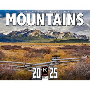 2025 Mountain Scenic Wall Calendar 16-Month X-Large Size 14x22, Best Mountain Landscape Calendar by The KING Company-Monster Calendars (2025 Mountain Landscapes Wall Calendar)
