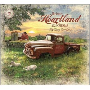 Legacy Heartland 13 x 12 Paper 2025 Hanging Wall Calendar