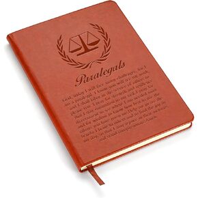 LBWCER Paralegal Because Leather Journal Notebook Multitasking Ninja Is Not a Job Title: Funny Journal Gift for Paralegal, Lined Notebook (Paralegals God)