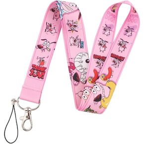 TV Movies Lanyard Keychain, Anime ID Badges Key Lanyard for ID Card Holder, Cell Phone Case