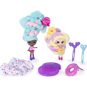 BFF 2-Pack, 3" Jilly Jelly and Donna Nut, Scented Collectible Dolls with Accessories