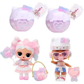 Collaboration Hello Kitty 50th Anniversary Limited Edition 2-Pack Gift Set - Miss Pearly and Crystal Cutie Dolls with 7 Surprises