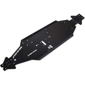 ARRMA Aluminum Chassis CNC 7075 T6 XLWB Black, ARA320610