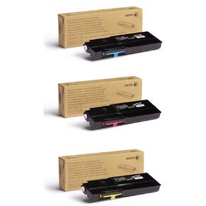 Xerox Cyan/Magenta/Yellow Standard Capacity Toner Cartridge Set (106R03501, 106R03502, 106R03503) - 2500 Pages - for use in VersaLink C400/C405