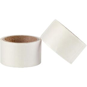 NATURALABEL 240pcs 1x2 Inch Blank Dissolvable Labels-Dissolve in Water Completely No Adhesive Residue Freezer Labels Dissolvable Food Storage Labels Sticker for Containers 120pcs per roll (2Rolls)