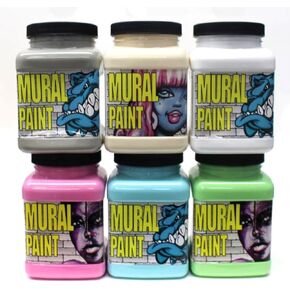 CHROMA Mural Paint 16 oz Set Of 6 Muted (2573)