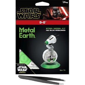 Metal Earth Star Wars D-O 3D Metal Model Kit Bundle with Tweezers Fascinations