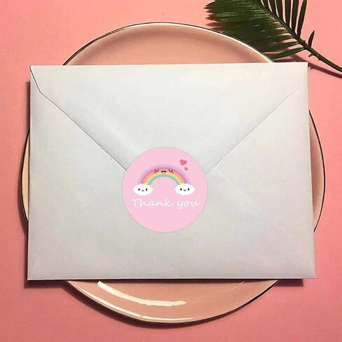Stickers 1'' 25mm Adhesive Labels, Decorative Envelope Seal Stickers for Gifts, Wedding, Birthday, Party, Packaging (1000 Pcs Style4) in Saudi Arabia